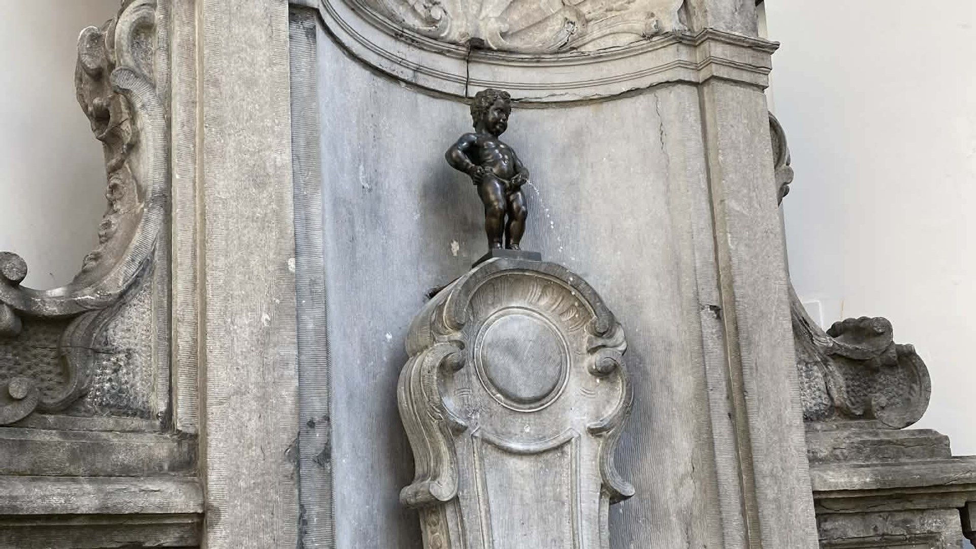 Bilden visar Maneken Pis.