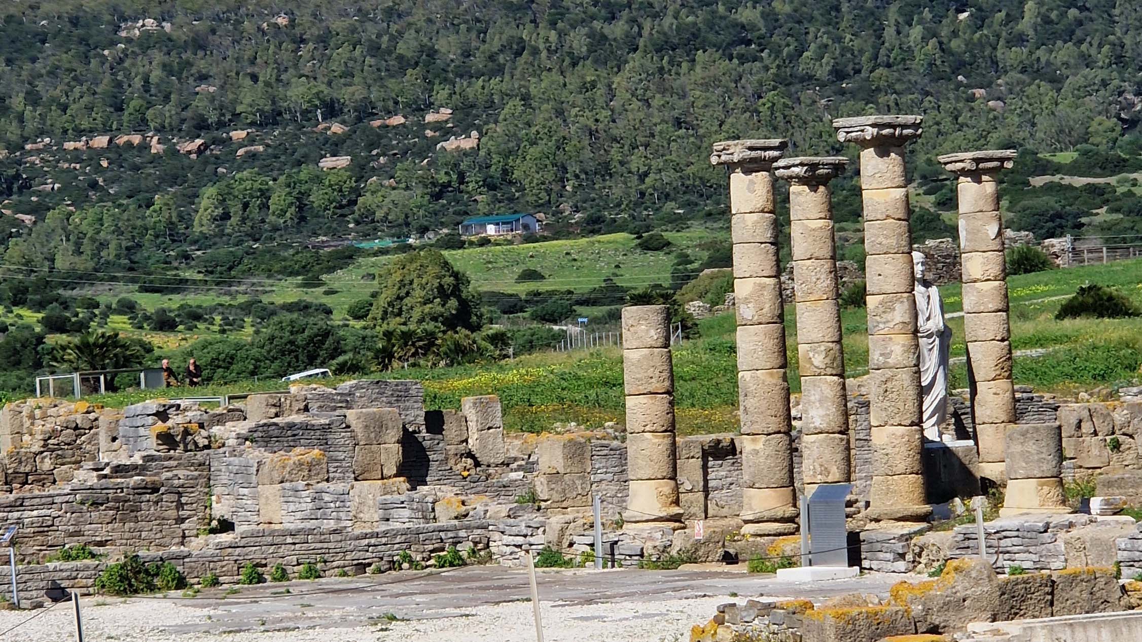 Bilden visar en utgrävning från Romartiden.