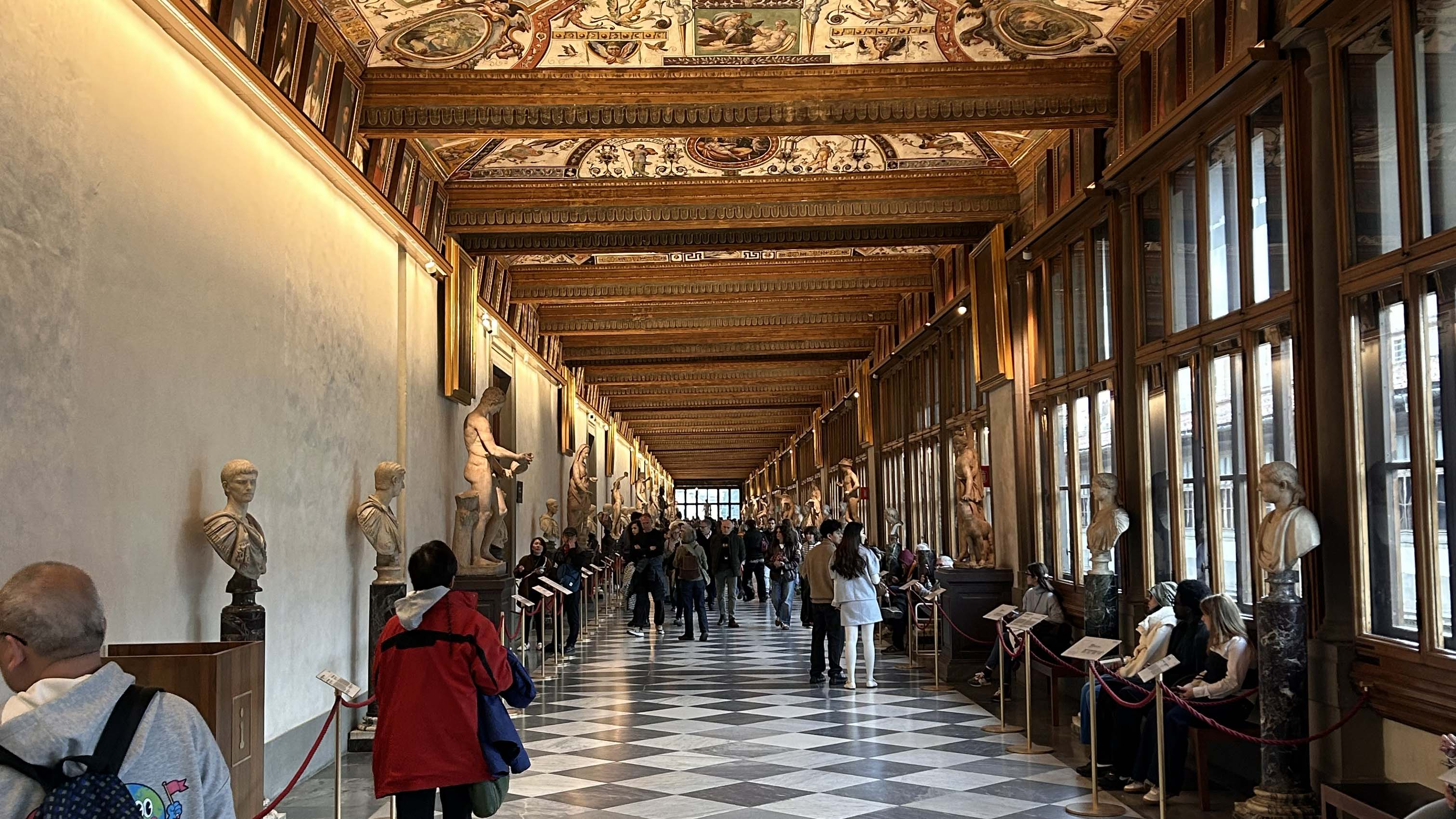 Bilden visar en bild från ett museum.