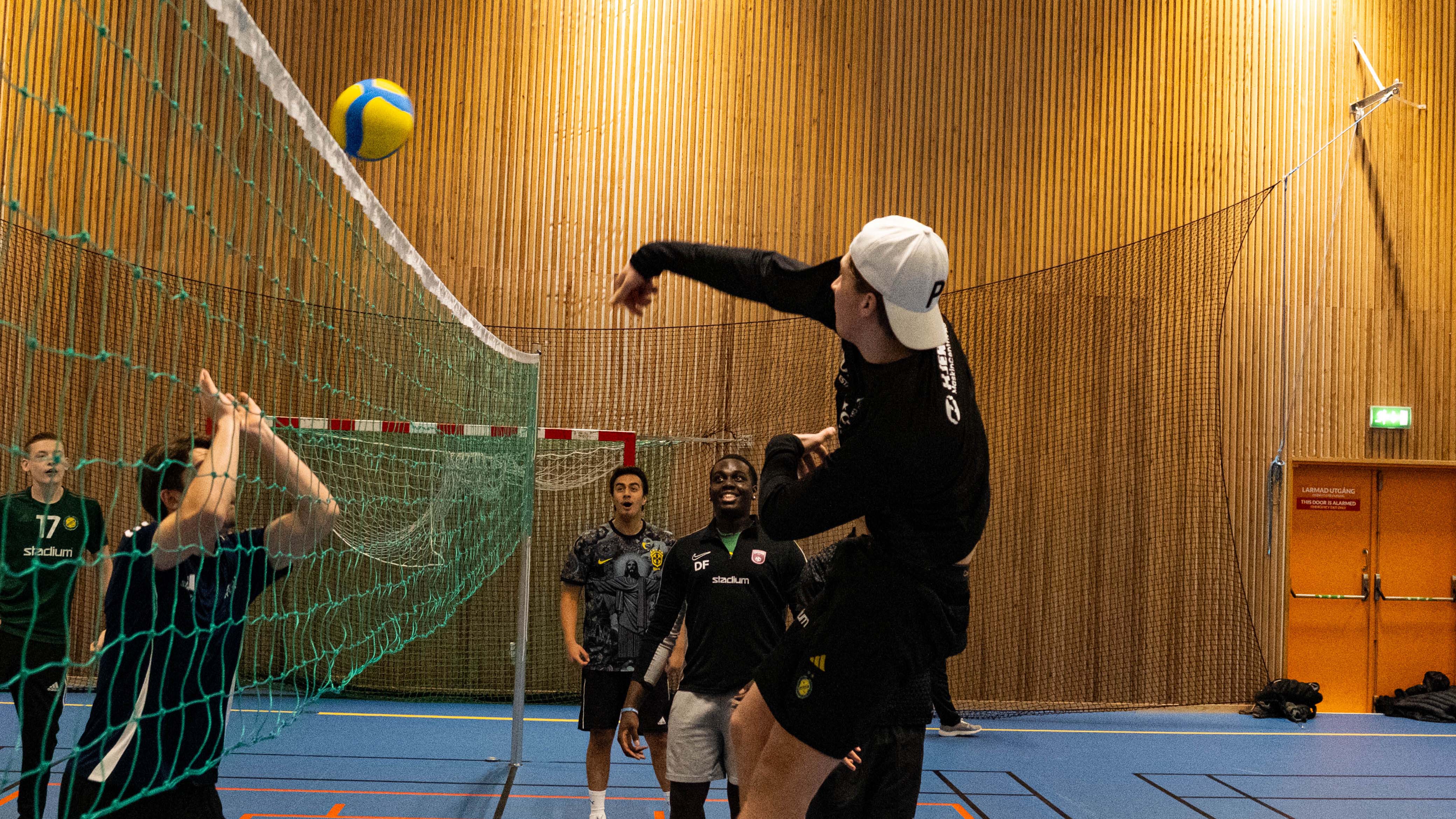 Bilden visar en närbild på snygg räddning.