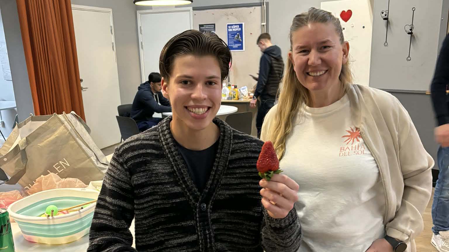 Bilden visar Trygghetsteamet med Sandra i spetsen.